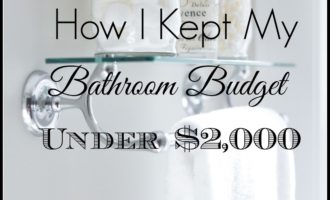 budget friendly bathroom makeover www.homewithkeki.com