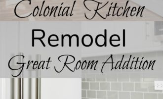 Full 1960s colonial home gut rehab, see how we updated this home on the blog, full details at www.homewithkeki.com #interiordesign #interiors #colonialhome #kitchenremodels #whitekitchens