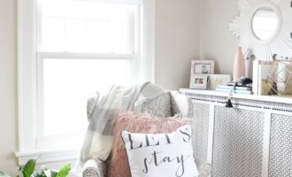 Easy tips to create a cozy reading nook in your bedroom with a few items from @kirklands, find out what I used and how you can do the same at www.homewithkeki.com #ad #readingnook #cozyroom